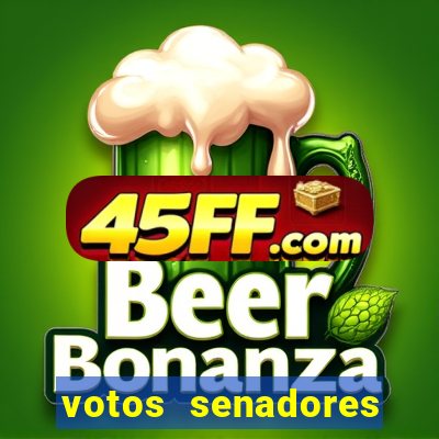 votos senadores impeachment moraes